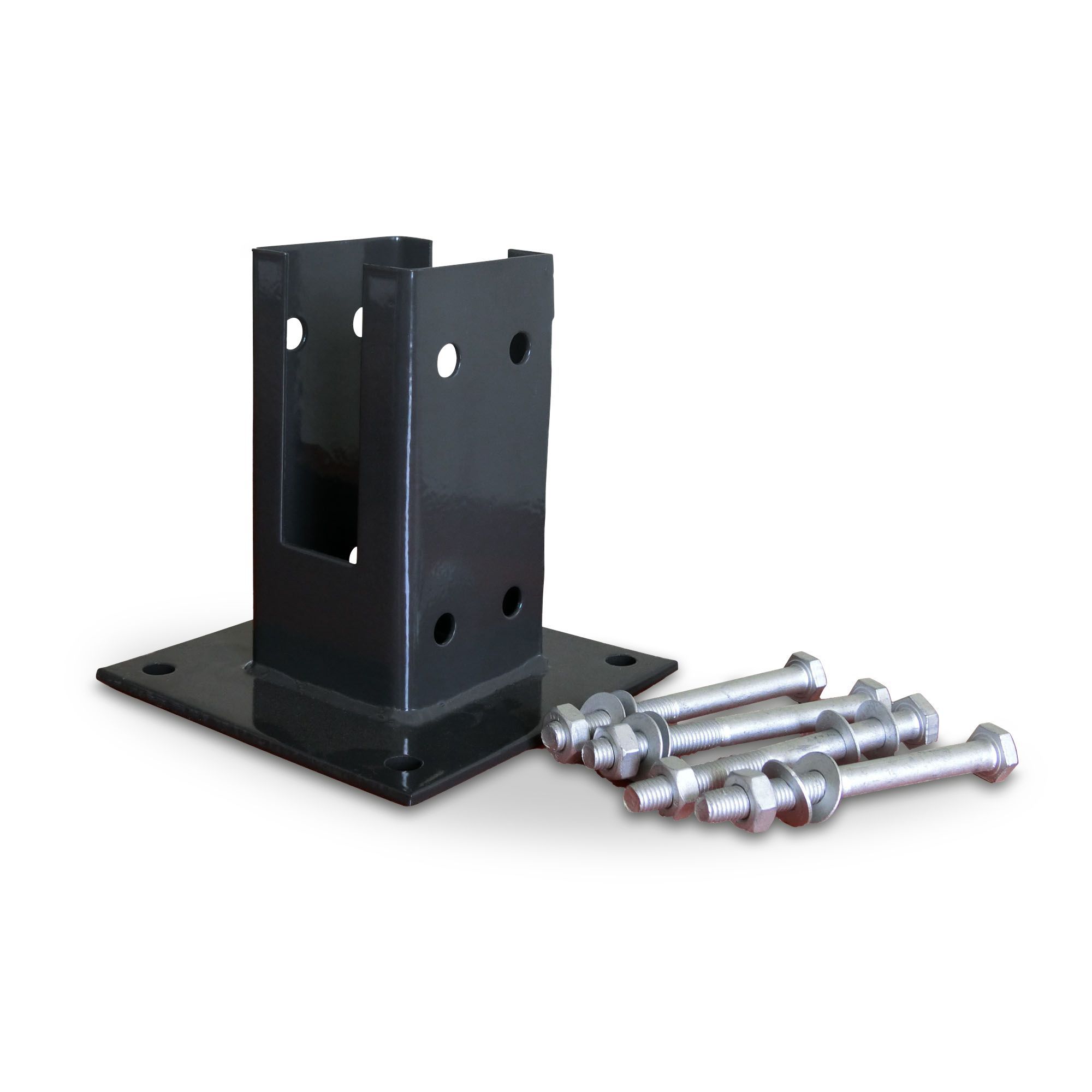 GoodHome Steel Post base (W)70mm