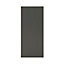 GoodHome Stevia & Garcinia Gloss anthracite slab Standard End panel (H)720mm (W)320mm