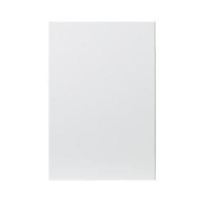 GoodHome Stevia & Garcinia Innovo handleless gloss white slab Blanking panel (H)934mm (W)640mm