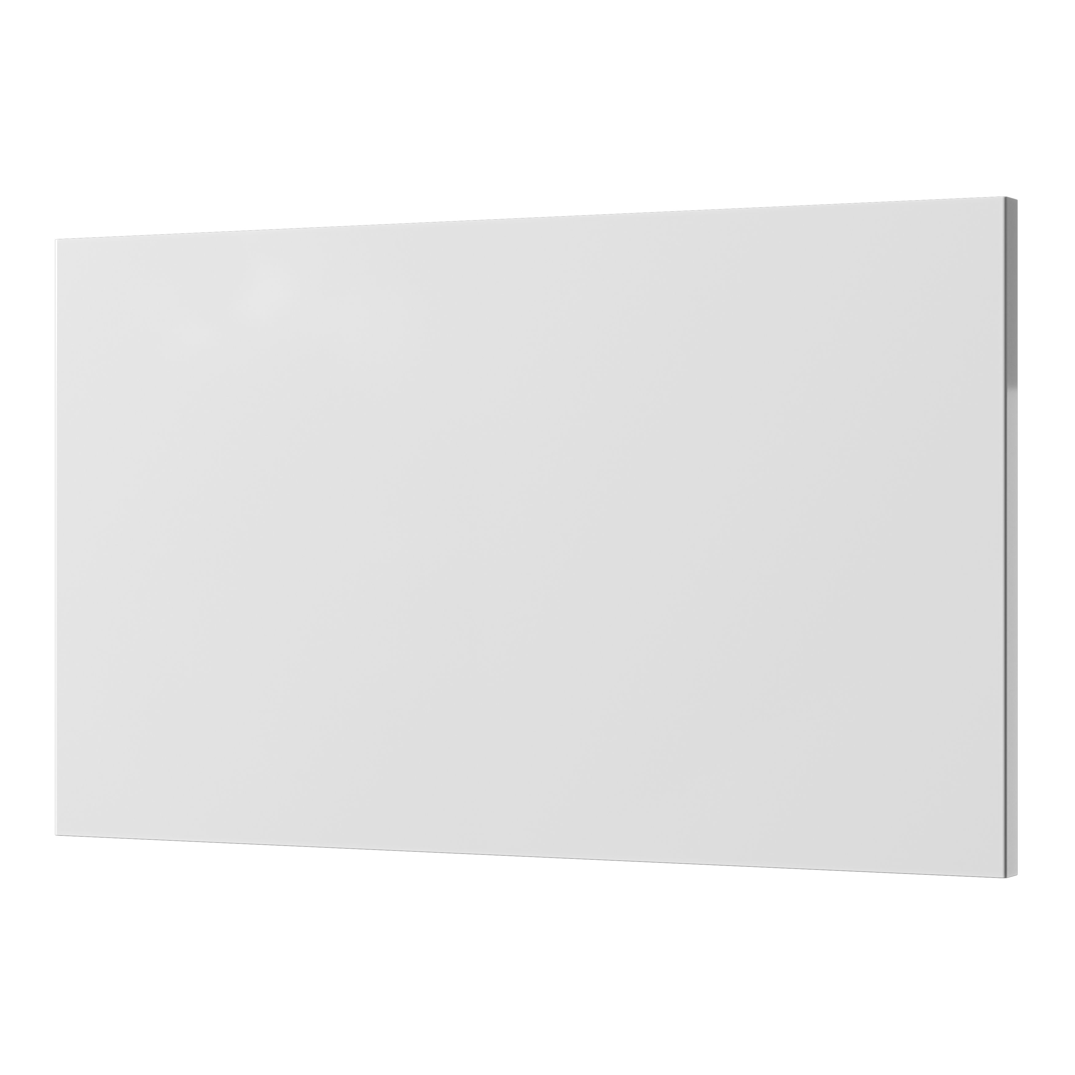 GoodHome Stevia & Garcinia Innovo handleless gloss white slab Drawer front (W)600mm