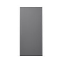 GoodHome Stevia Gloss anthracite slab 70:30 Larder Cabinet door (W)600mm (H)1287mm (T)18mm
