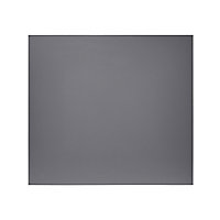 GoodHome Stevia Gloss anthracite slab Appliance Cabinet door (W)600mm (H)543mm (T)18mm