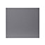 GoodHome Stevia Gloss anthracite slab Drawer front, bridging door & bi fold door, (W)400mm (H)356mm (T)18mm