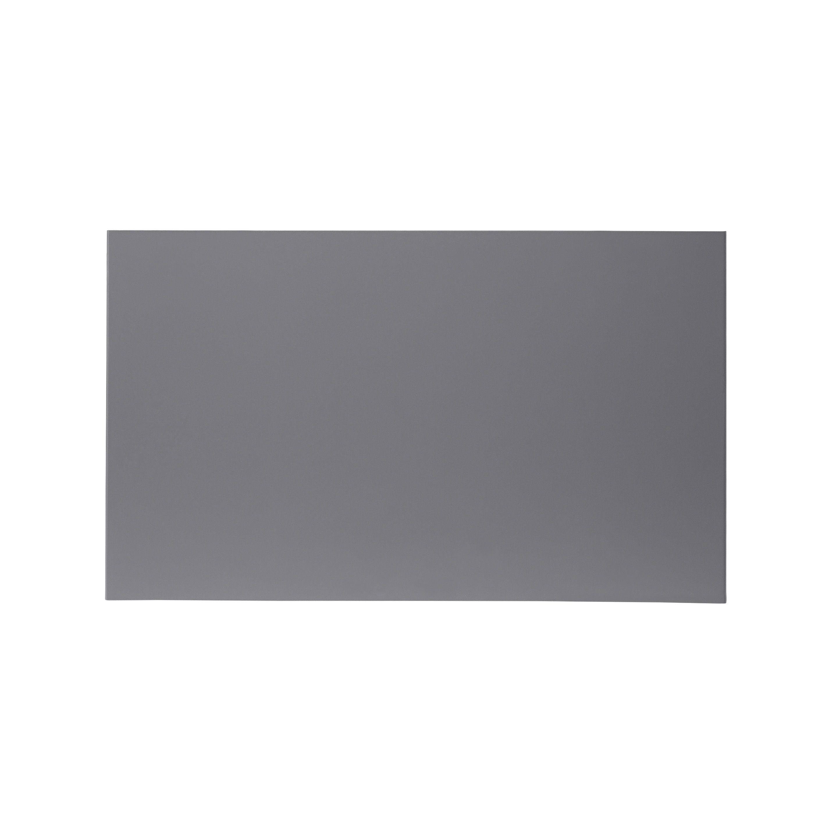 GoodHome Stevia Gloss anthracite slab Drawer front, bridging door & bi fold door, (W)600mm (H)356mm (T)18mm