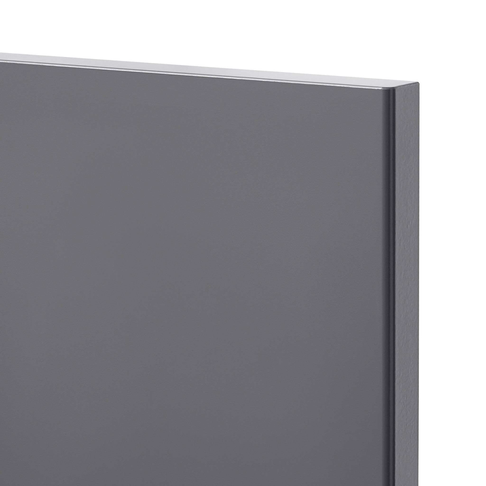 GoodHome Stevia Gloss anthracite slab Highline Cabinet door (W)300mm (H)715mm (T)18mm