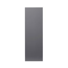 GoodHome Stevia Gloss anthracite slab Tall wall Cabinet door (W)300mm (H)895mm (T)18mm