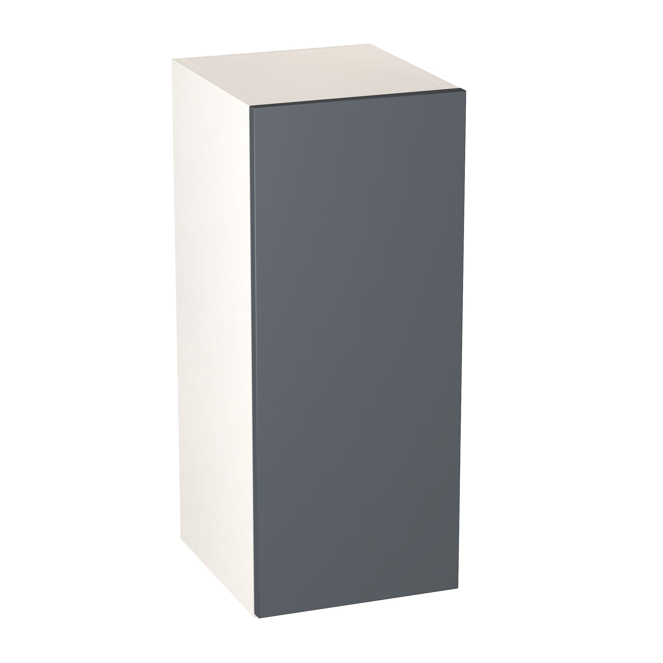 GoodHome Stevia Gloss anthracite slab Wall Kitchen cabinet (W)300mm (H)720mm