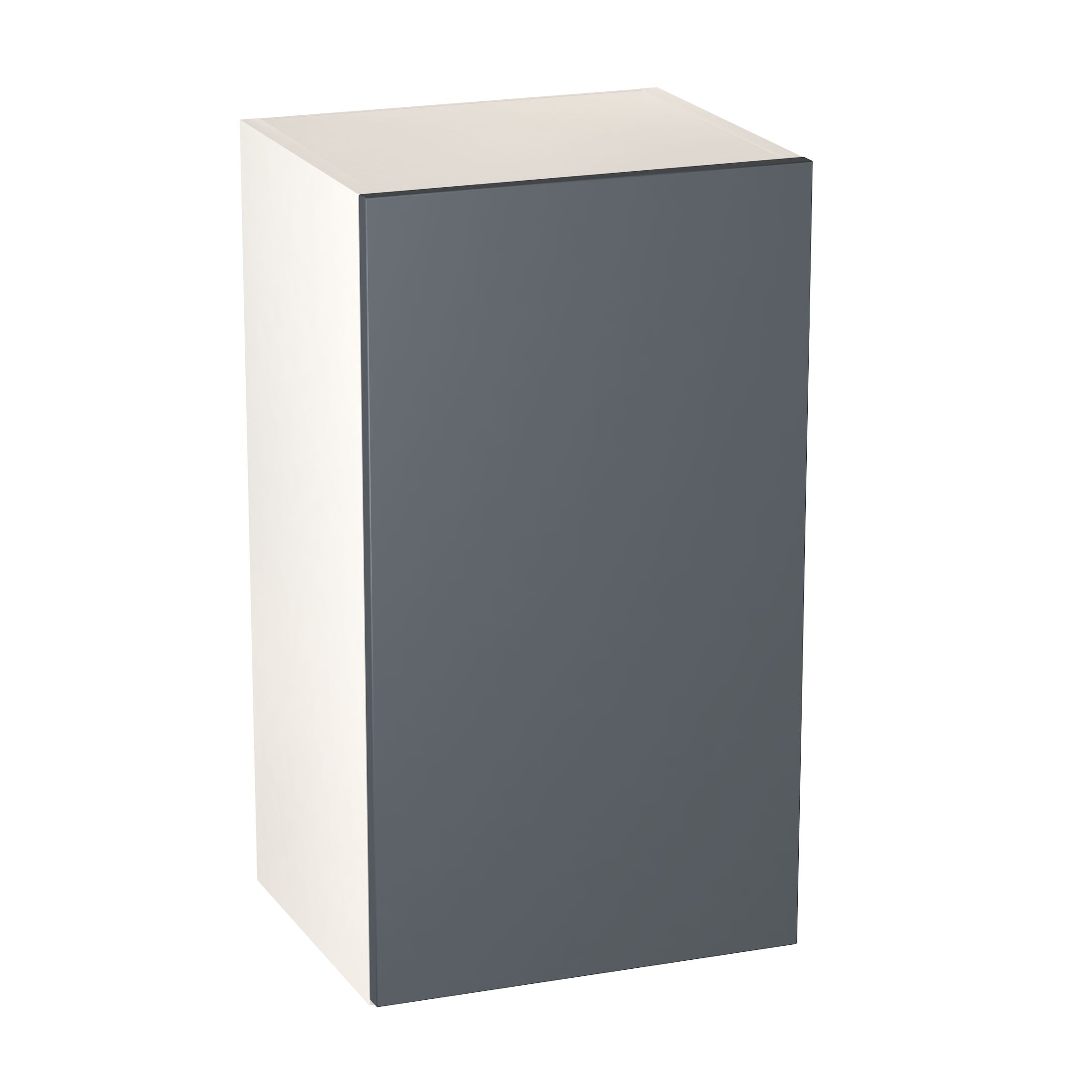 GoodHome Stevia Gloss anthracite slab Wall Kitchen cabinet (W)400mm (H)720mm