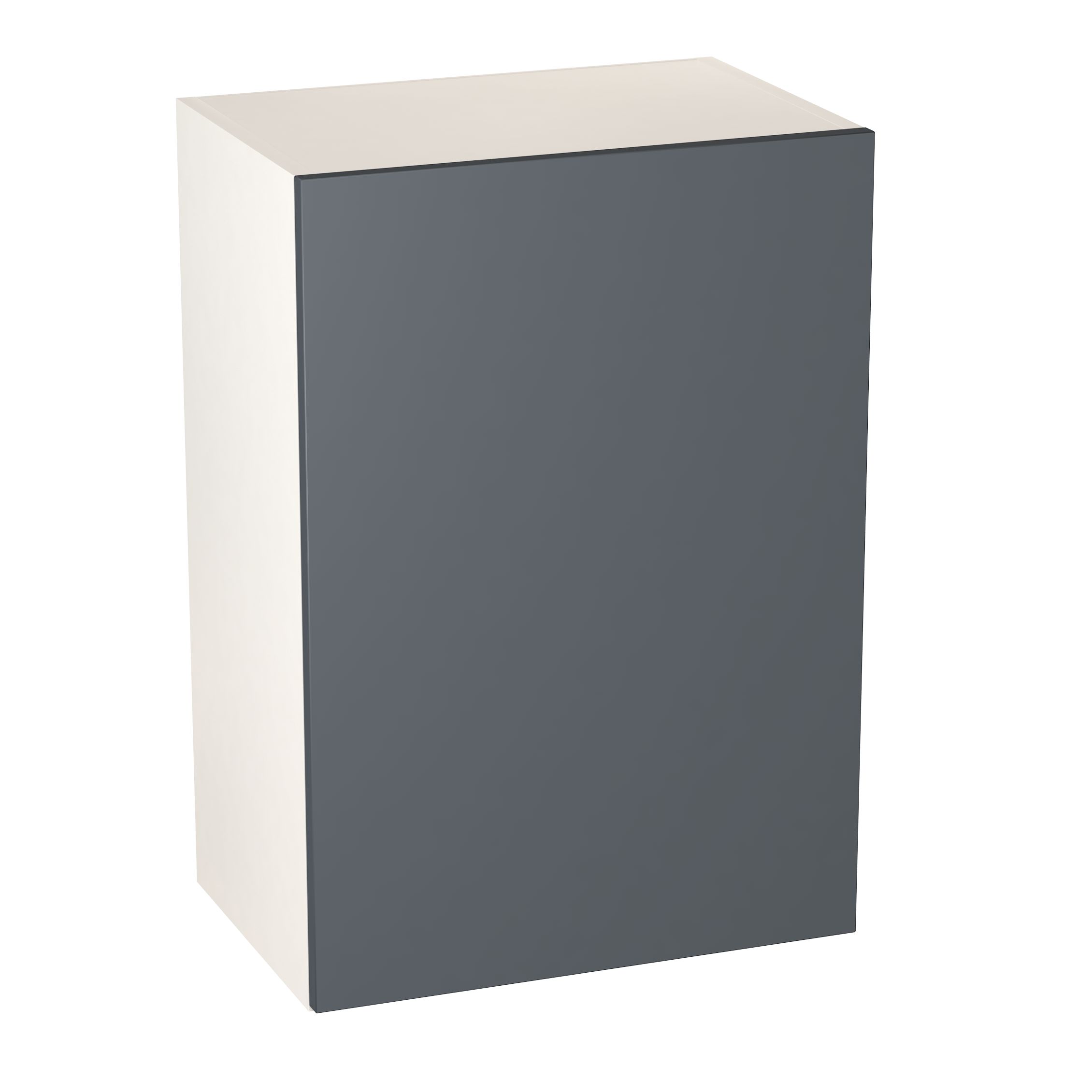 GoodHome Stevia Gloss anthracite slab Wall Kitchen cabinet (W)500mm (H)720mm