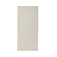 GoodHome Stevia Gloss cream slab 70:30 Larder Cabinet door (W)600mm (H)1287mm (T)18mm