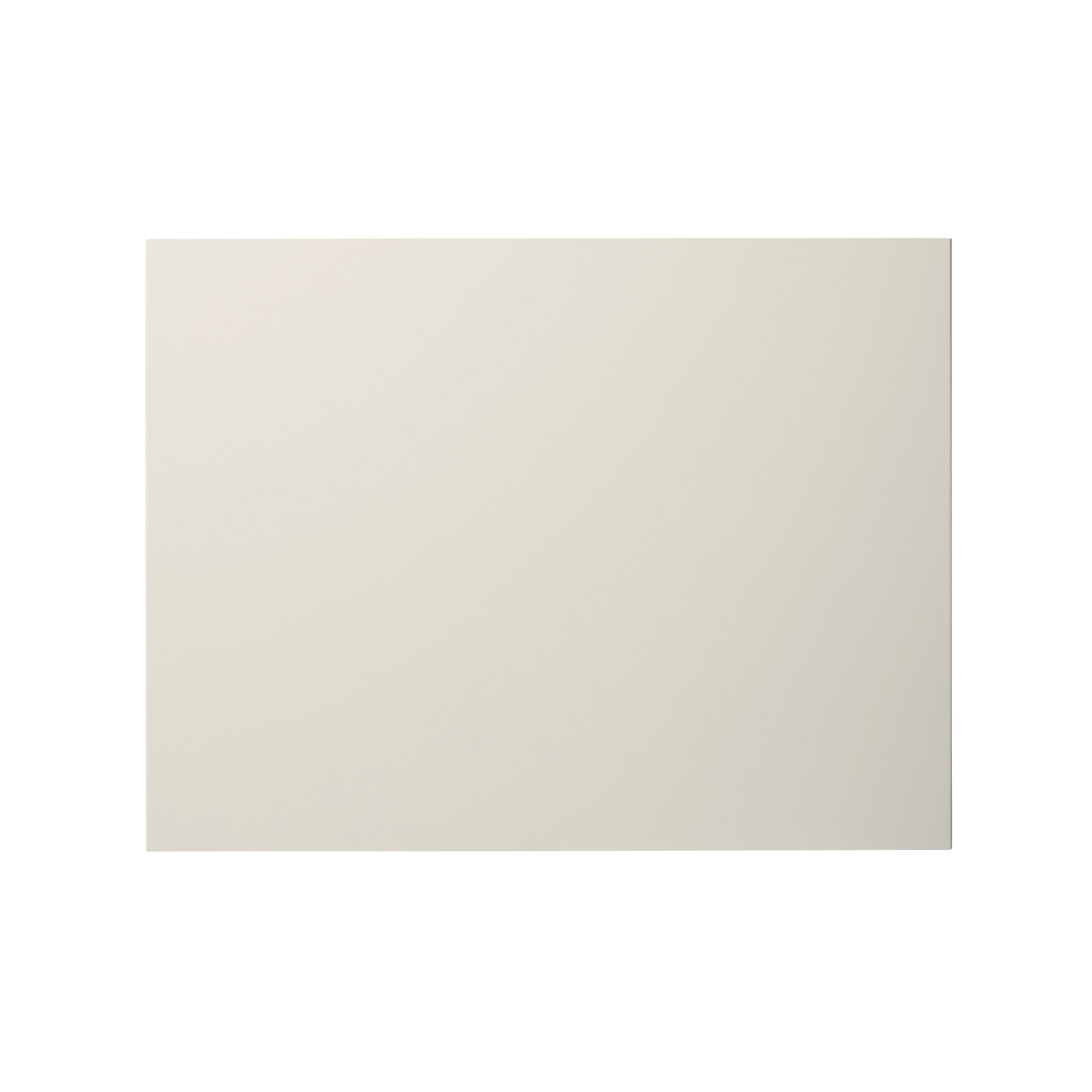 GoodHome Stevia Gloss cream slab Appliance Cabinet door (W)600mm (H)453mm (T)18mm