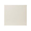 GoodHome Stevia Gloss cream slab Appliance Cabinet door (W)600mm (H)543mm (T)18mm