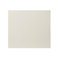 GoodHome Stevia Gloss cream slab Drawer front, bridging door & bi fold door, (W)400mm (H)356mm (T)18mm