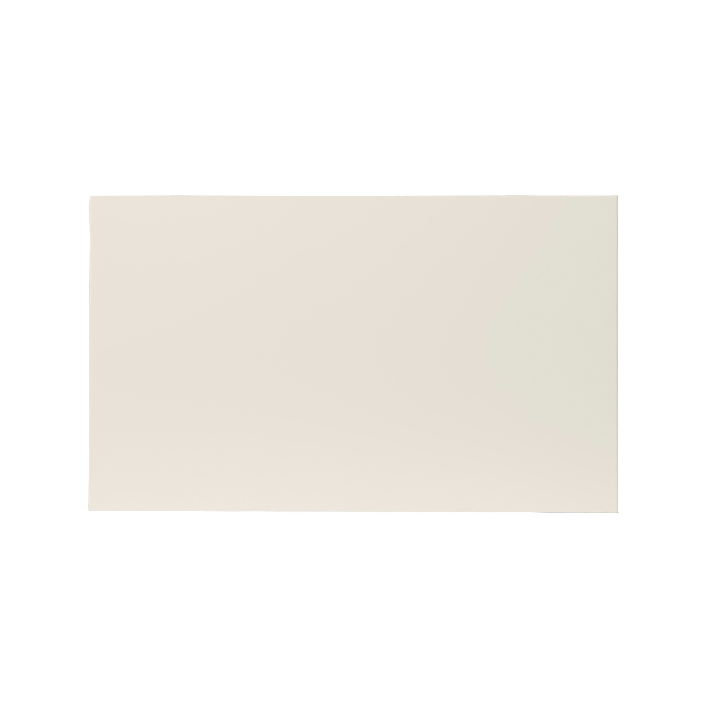 GoodHome Stevia Gloss cream slab Drawer front, bridging door & bi fold door, (W)600mm (H)356mm (T)18mm