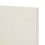 GoodHome Stevia Gloss cream slab Drawer front, bridging door & bi fold door, (W)800mm (H)356mm (T)18mm