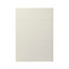 GoodHome Stevia Gloss cream slab Drawer front (W)500mm, Pack of 3