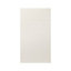 GoodHome Stevia Gloss cream slab Drawerline Cabinet door, (W)500mm (H)715mm (T)18mm