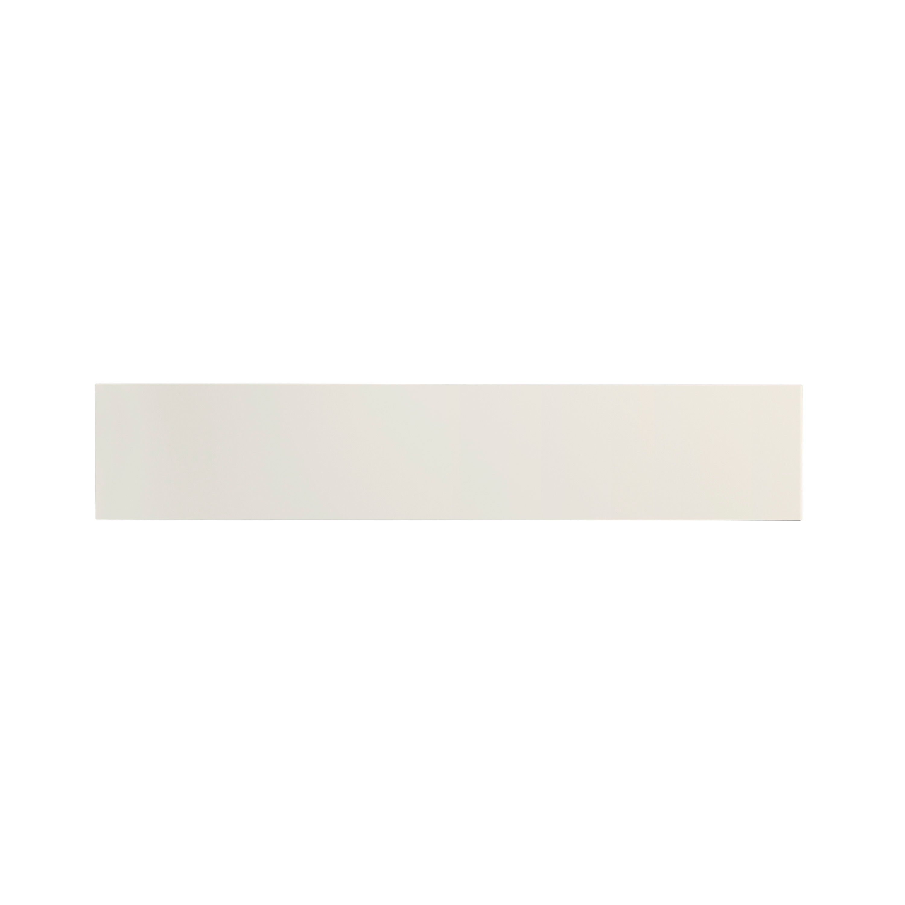 GoodHome Stevia Gloss cream slab Standard Appliance Filler panel (H)115mm (W)597mm