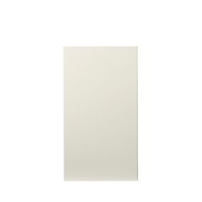 GoodHome Stevia Gloss cream slab Tall wall Cabinet door (W)300mm (H)895mm (T)18mm