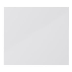 GoodHome Stevia Gloss grey Drawer front, bridging door & bi fold door, (W)400mm (H)356mm (T)18mm