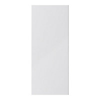GoodHome Stevia Gloss grey slab Drawerline door & drawer front, (W)300mm (H)715mm (T)18mm