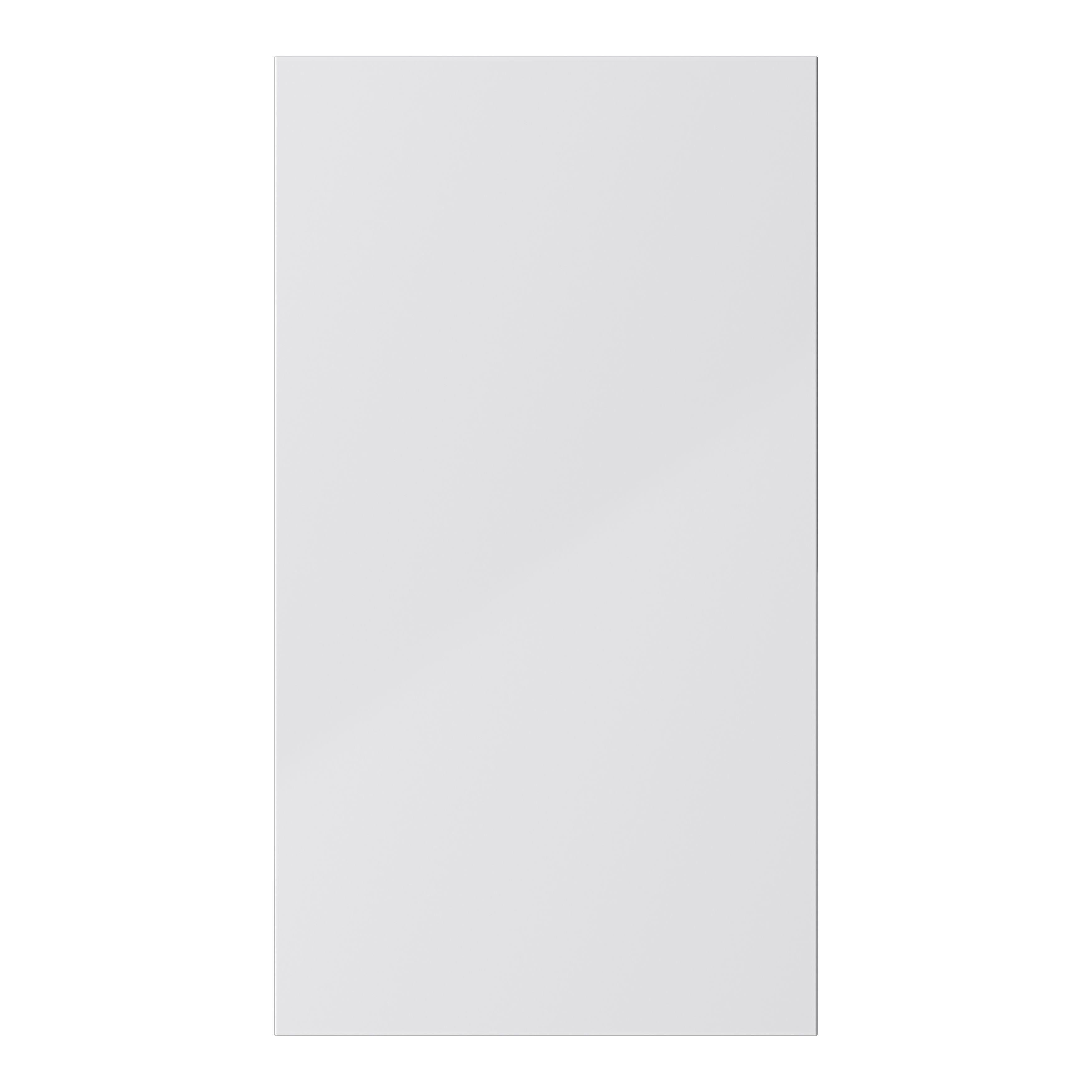 GoodHome Stevia Gloss grey slab Drawerline door & drawer front, (W)400mm (H)715mm (T)18mm