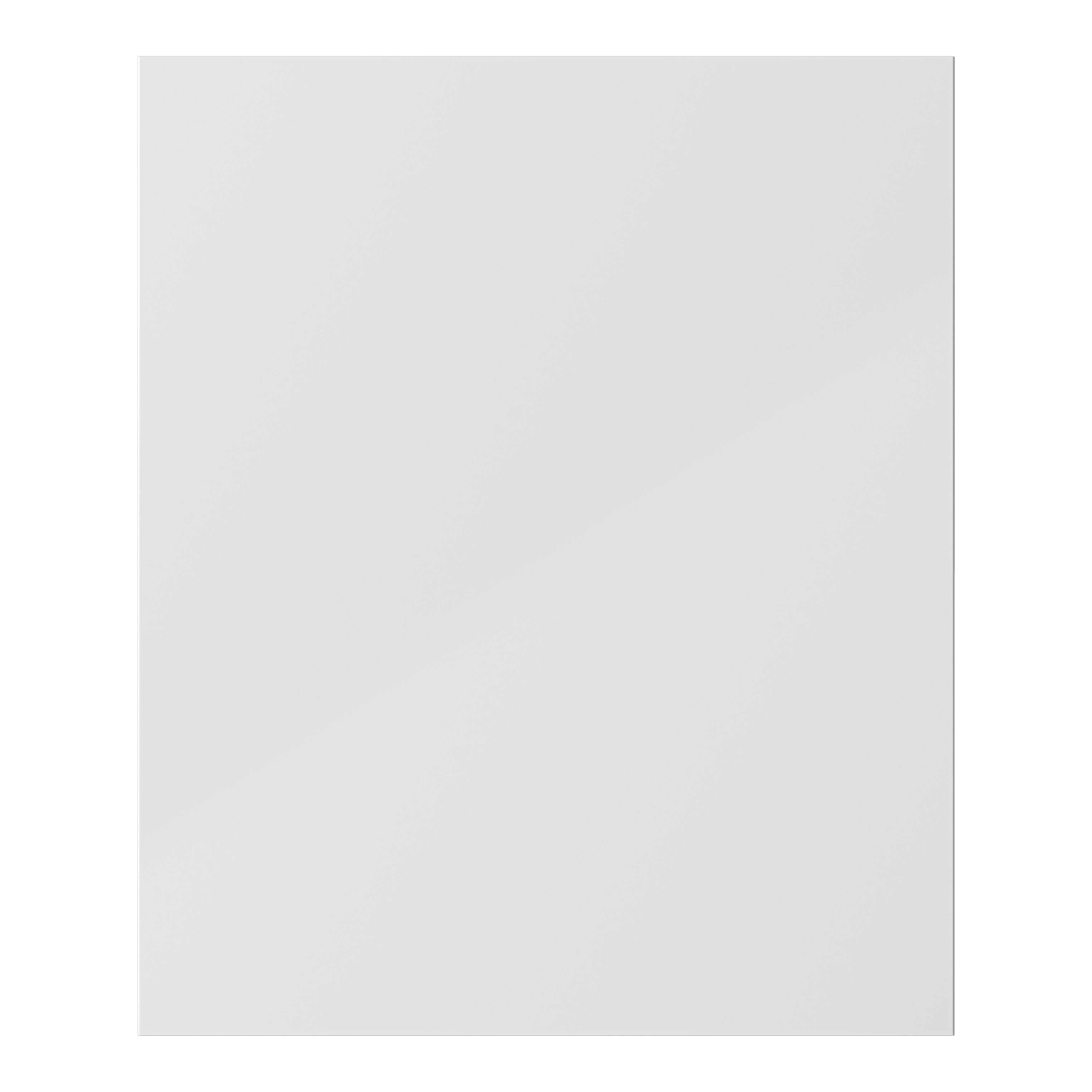 GoodHome Stevia Gloss grey slab Drawerline door & drawer front, (W)600mm (H)715mm (T)18mm