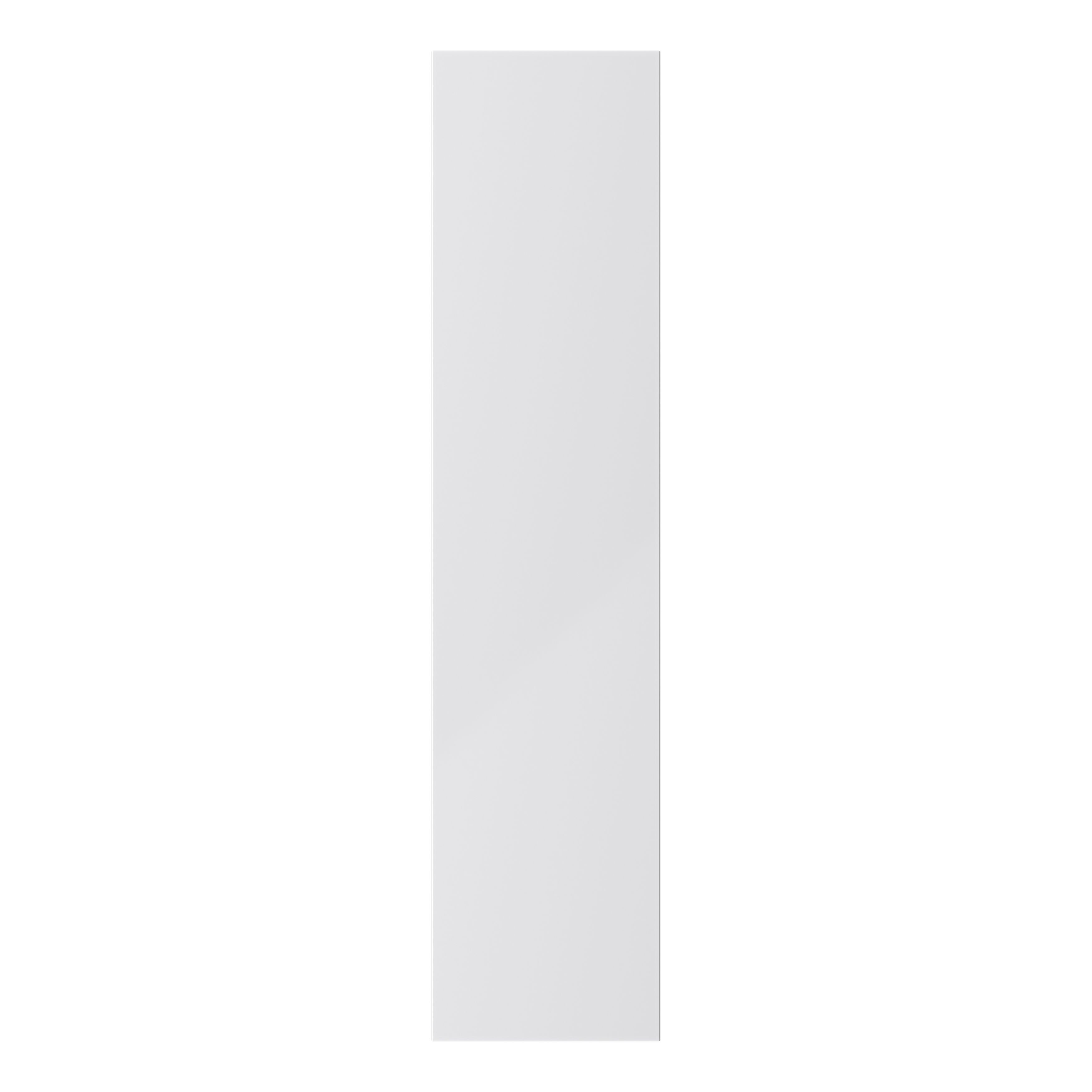GoodHome Stevia Gloss grey slab Larder Cabinet door (W)300mm (H)1287mm (T)18mm