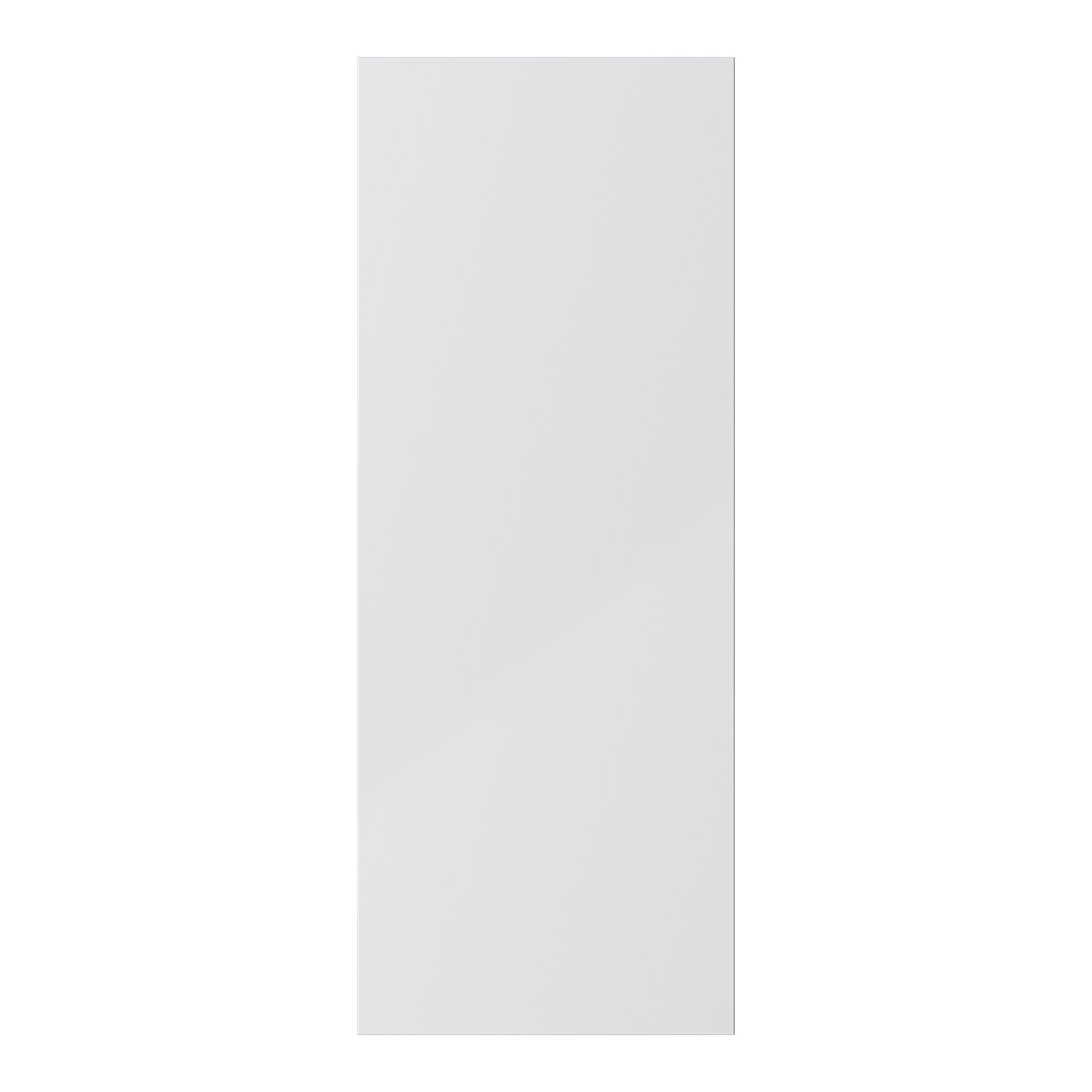 GoodHome Stevia Gloss grey slab Larder Cabinet door (W)500mm (H)1287mm (T)18mm