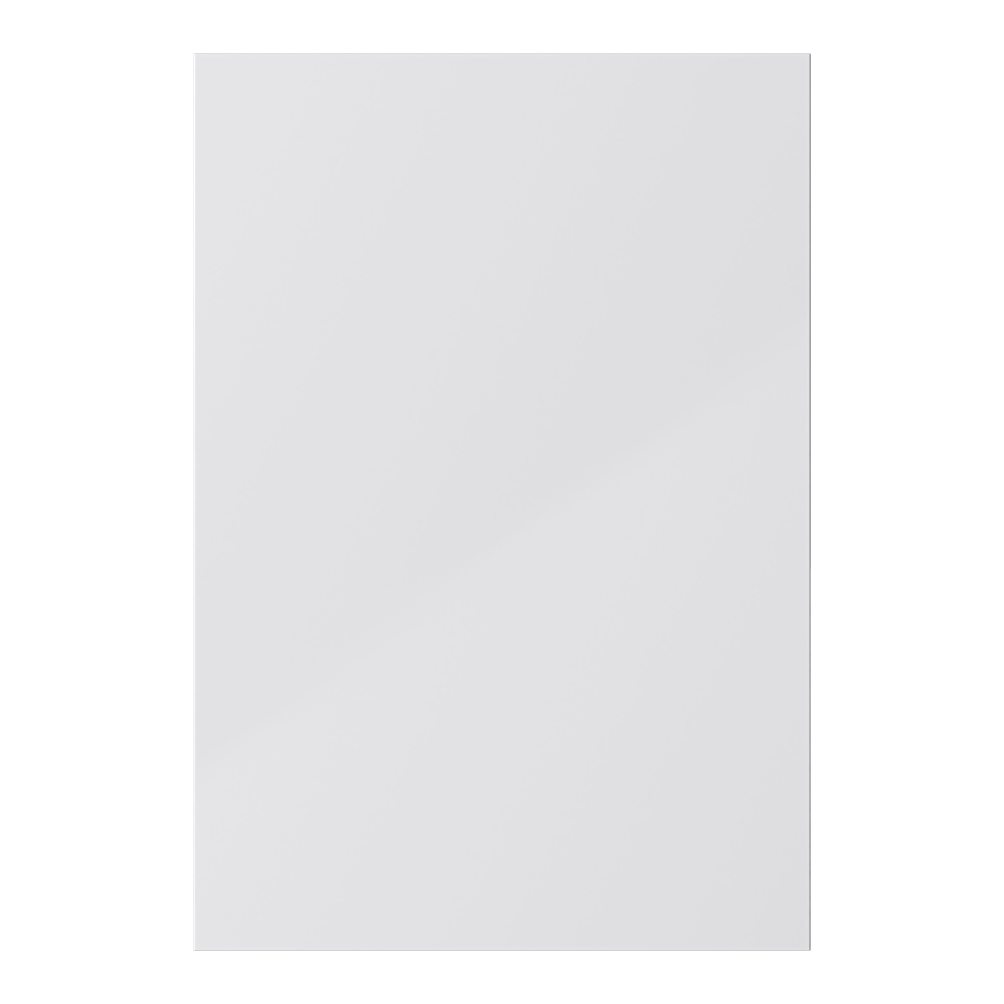 GoodHome Stevia Gloss grey slab Tall appliance Cabinet door (W)600mm (H)867mm (T)18mm