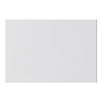 GoodHome Stevia Gloss light grey Drawer front, bridging door & bi fold door, (W)500mm (H)340mm (T)18mm