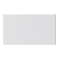 GoodHome Stevia Gloss light grey Drawer front, bridging door & bi fold door, (W)600mm (H)340mm (T)18mm