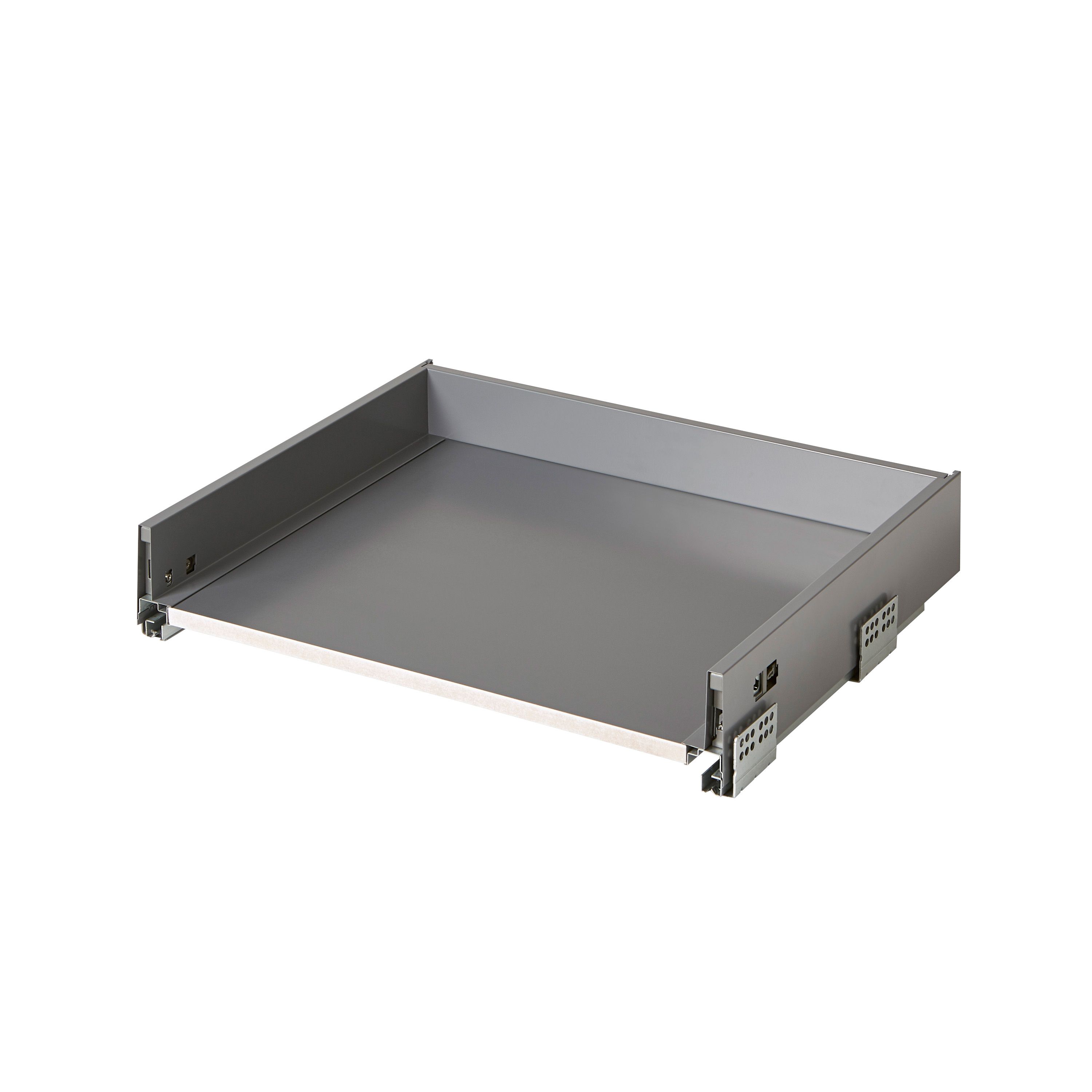 GoodHome Stevia Gloss white slab Cabinet, drawer & door set, (L)60cm