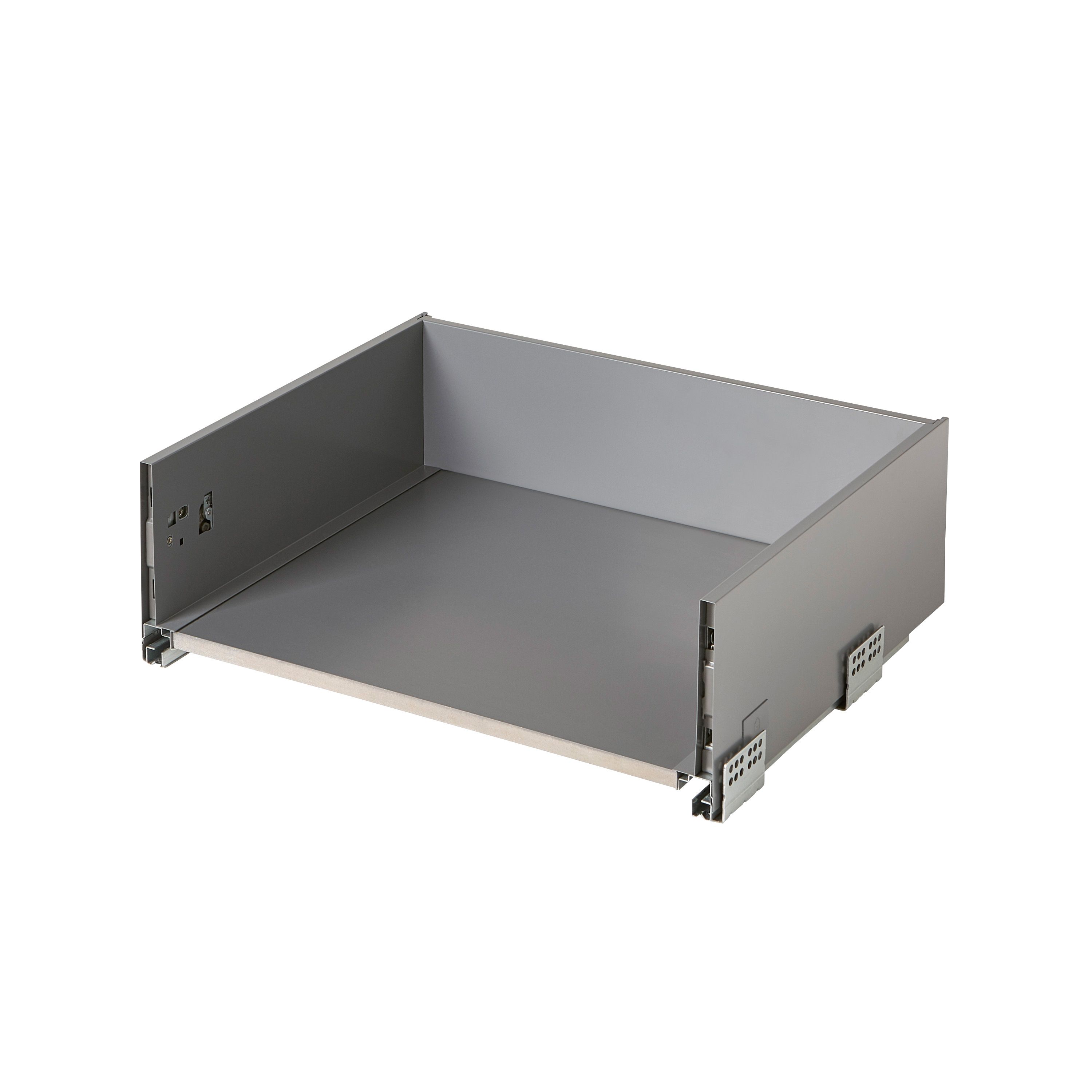 GoodHome Stevia Gloss white slab Cabinet, drawer & door set, (L)60cm
