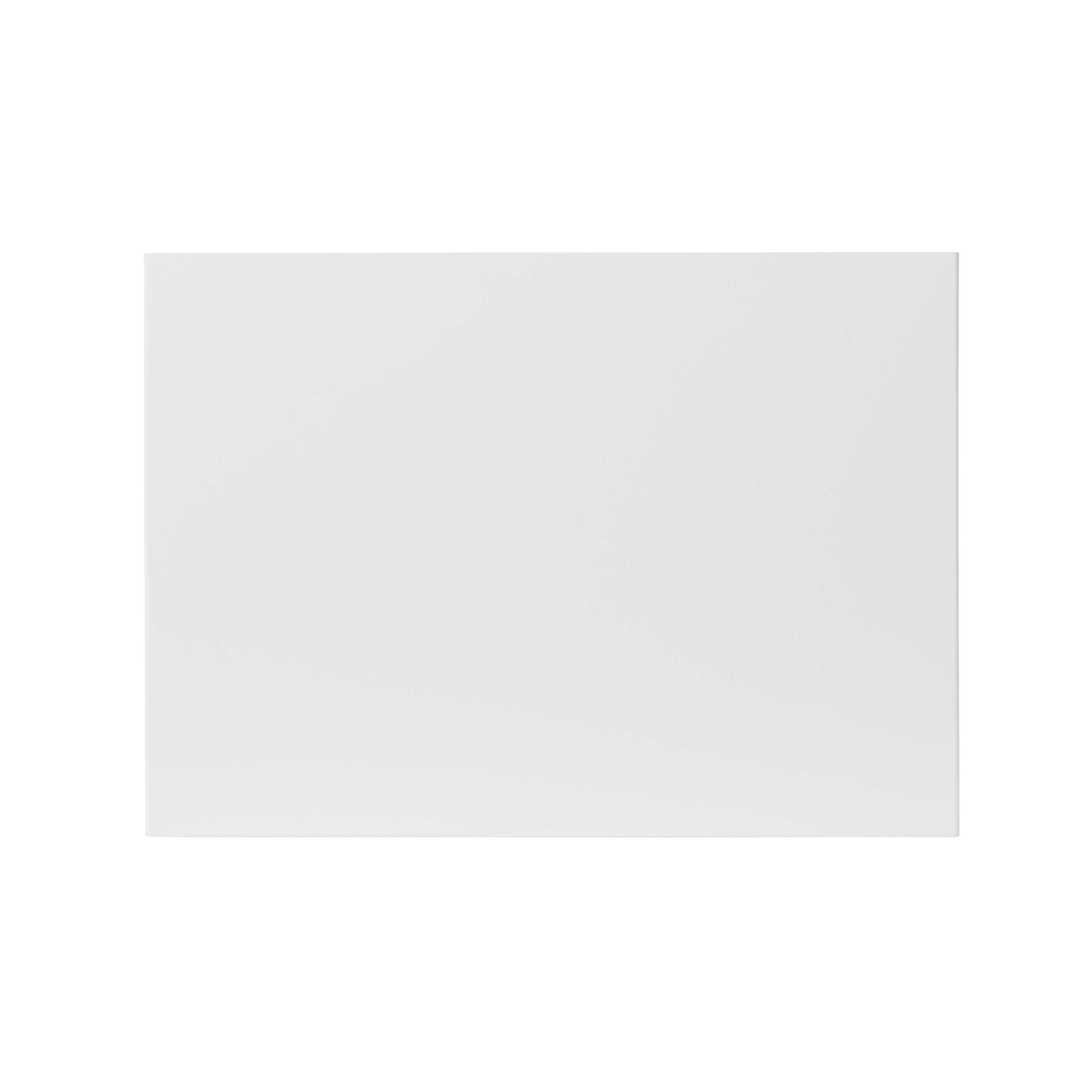 GoodHome Stevia Gloss white slab Drawer front, bridging door & bi fold door, (W)500mm (H)356mm (T)18mm