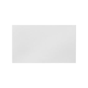 GoodHome Stevia Gloss white slab Drawer front, bridging door & bi fold door, (W)600mm (H)356mm (T)18mm