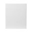 GoodHome Stevia Gloss white slab Drawerline Cabinet door, (W)600mm (H)715mm (T)18mm