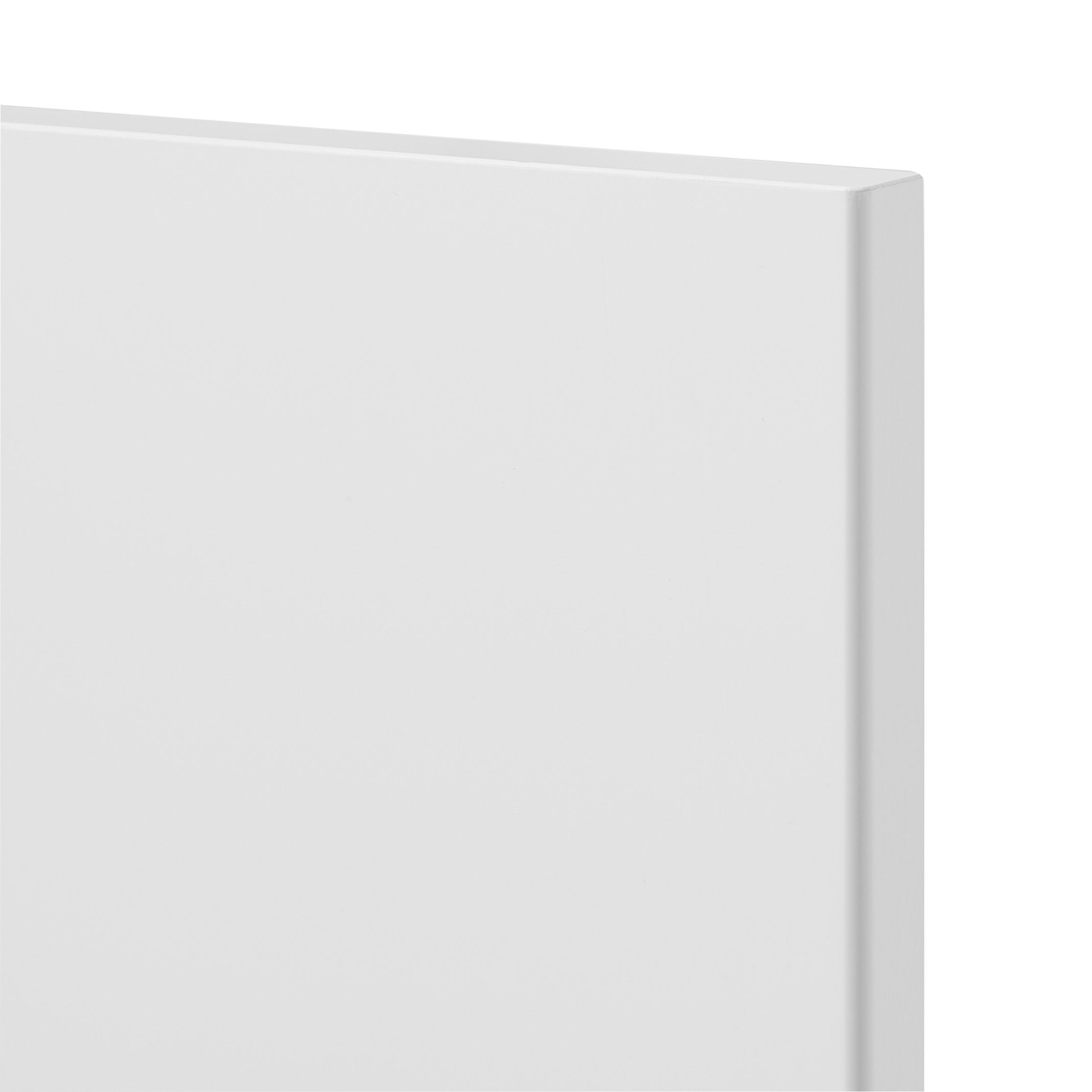 GoodHome Stevia Gloss white slab Drawerline Cabinet door, (W)600mm (H)715mm (T)18mm