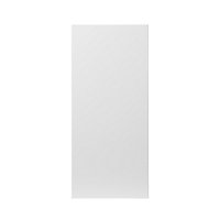 GoodHome Stevia Gloss white slab Tall wall Cabinet door (W)400mm (H)895mm (T)18mm