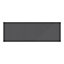 GoodHome Stevia Innovo handleless gloss anthracite slab Drawer front, bridging door & bi fold door, (W)1000mm (H)340mm (T)18mm