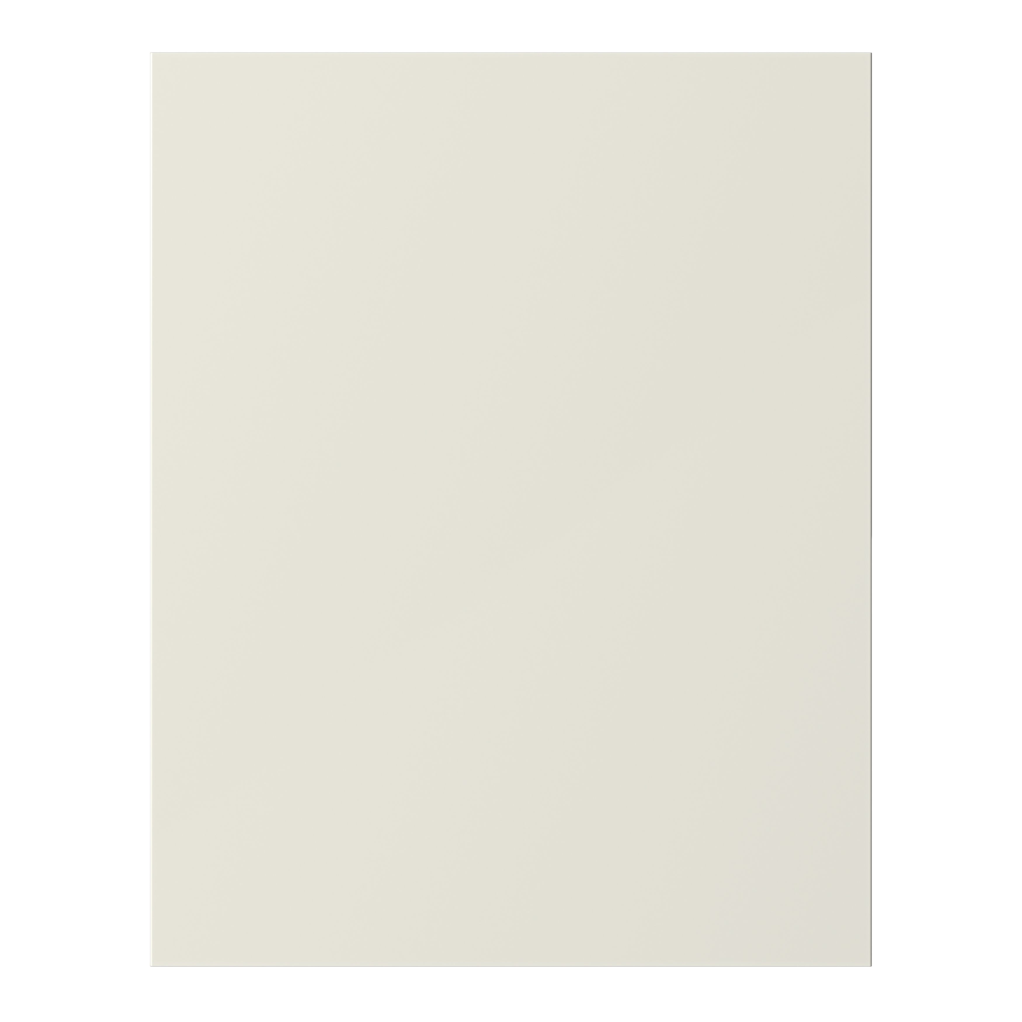 GoodHome Stevia Innovo handleless gloss cream slab Blanking panel (H)715mm (W)595mm