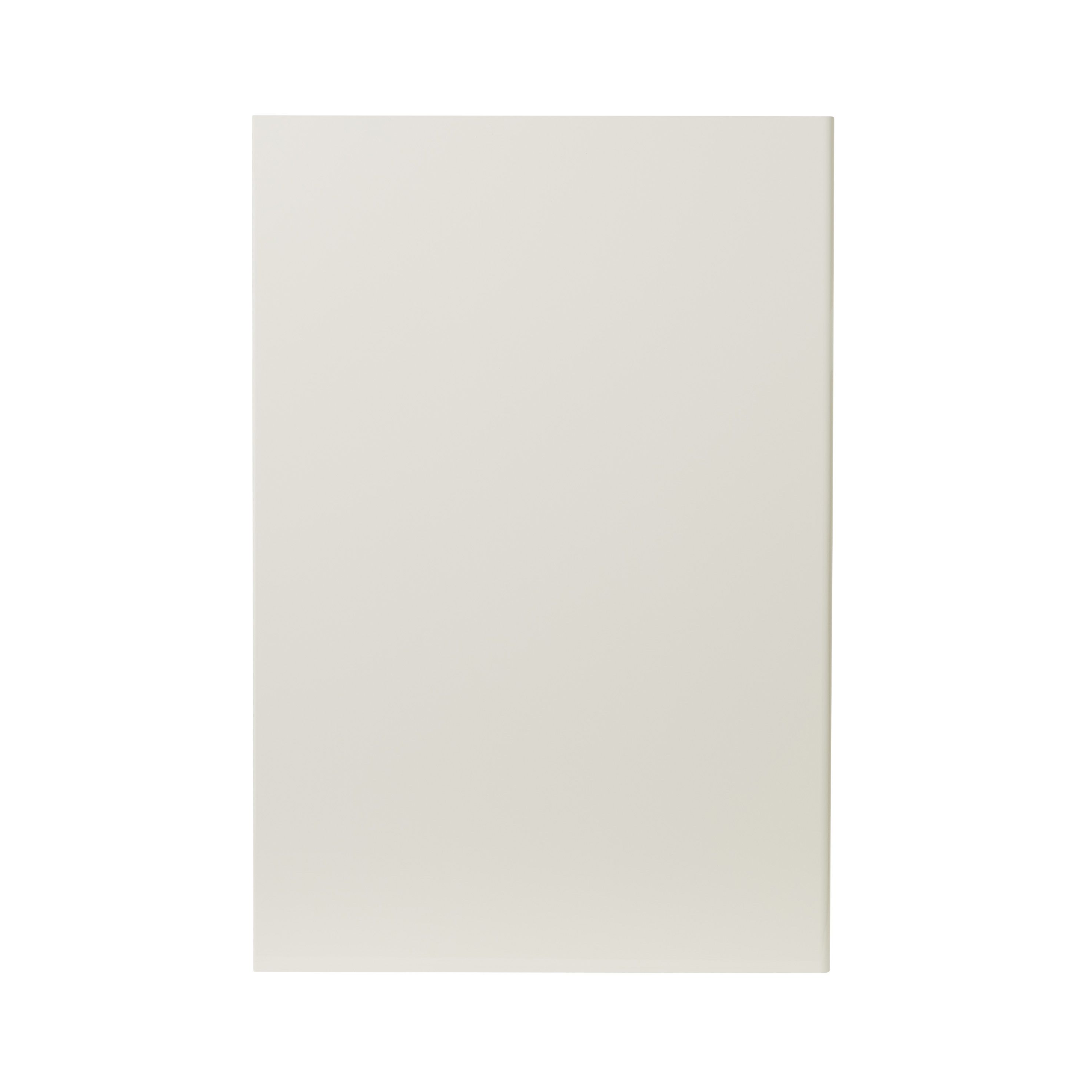 GoodHome Stevia Innovo handleless gloss cream slab Blanking panel (H)934mm (W)640mm