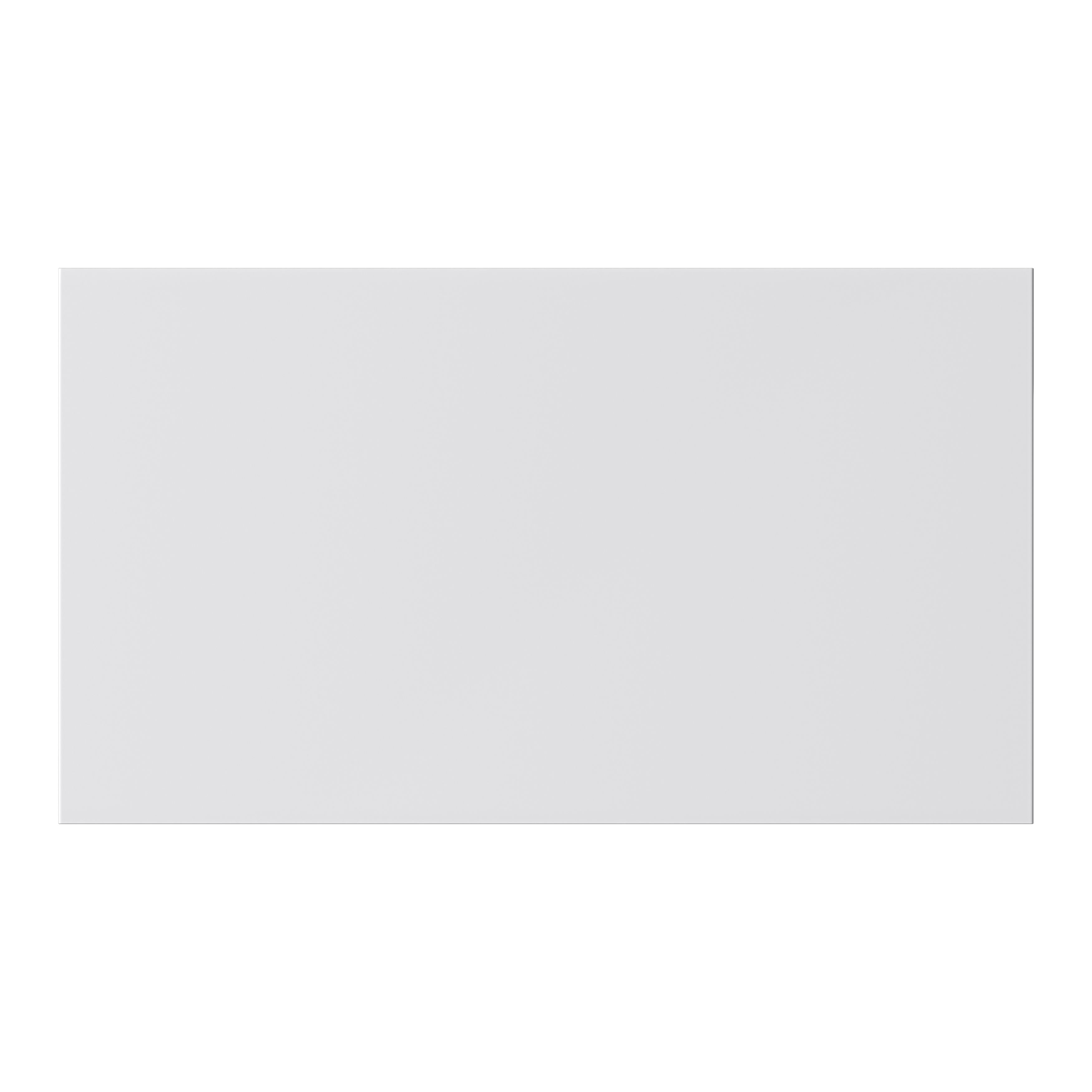 GoodHome Stevia Innovo handleless Gloss light grey Slab 2 drawer front, bridging door & bi-fold door 600mm