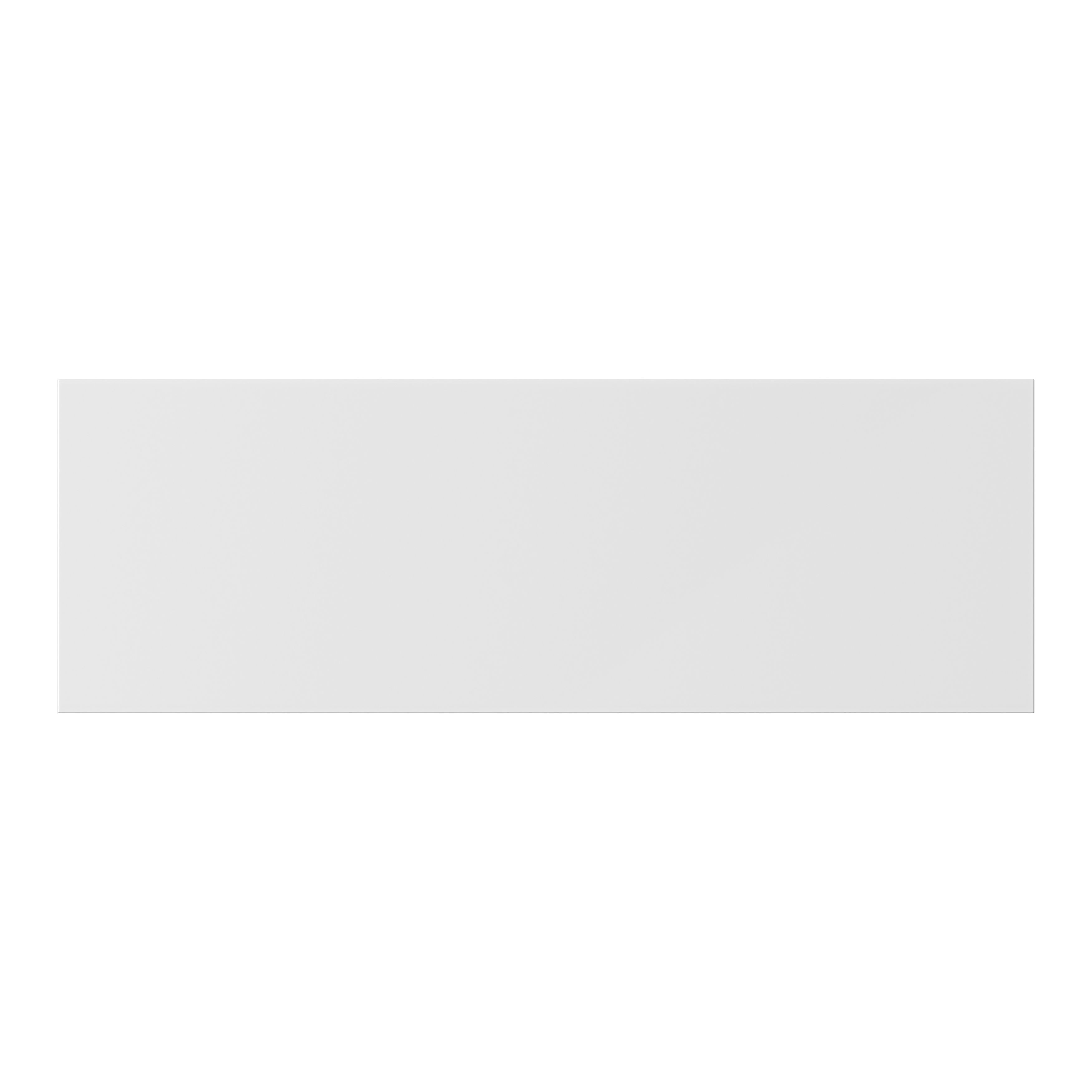 GoodHome Stevia Innovo handleless gloss white slab Drawer front, bridging door & bi fold door, (W)1000mm (H)340mm (T)18mm