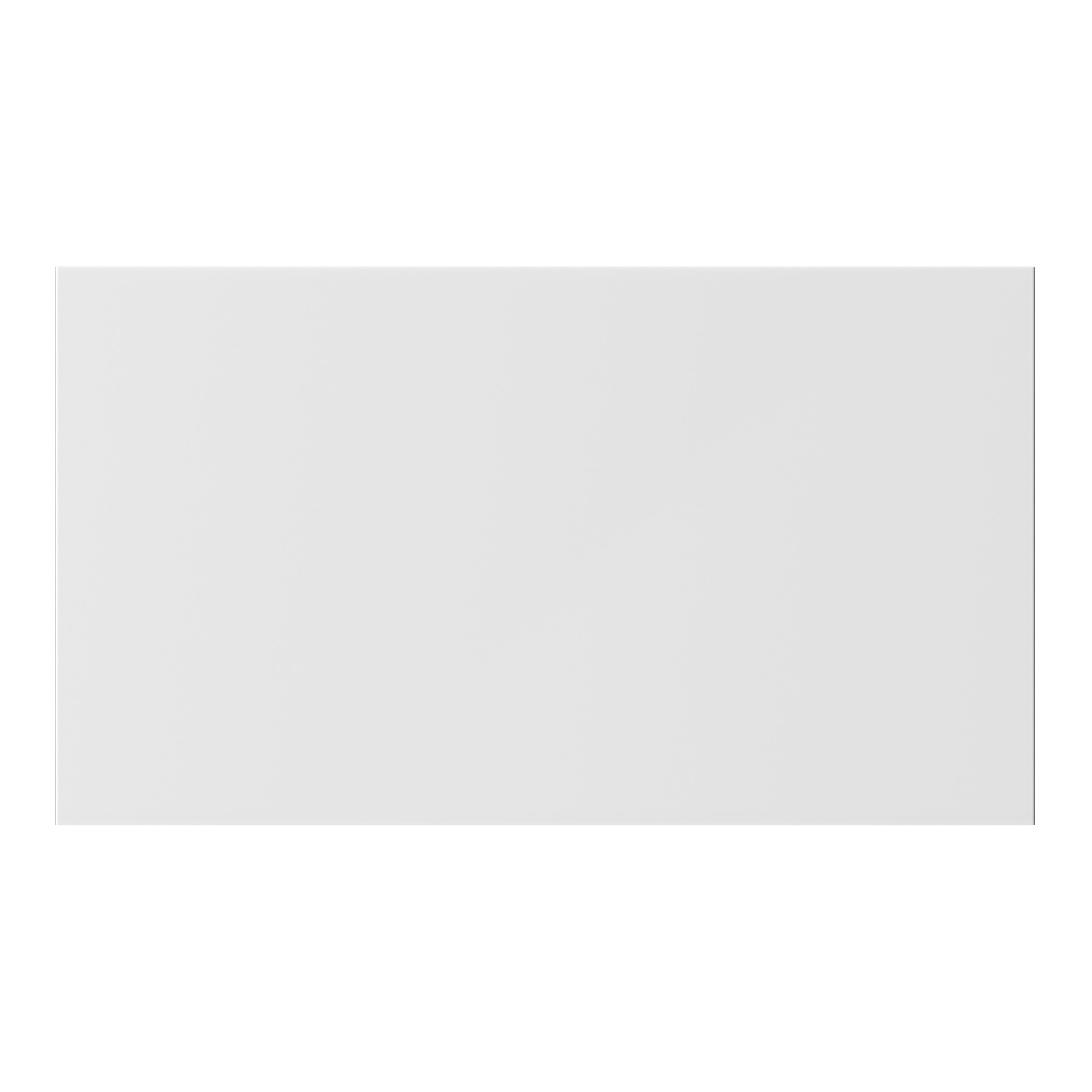 GoodHome Stevia Innovo handleless gloss white slab Drawer front, bridging door & bi fold door, (W)600mm (H)340mm (T)18mm