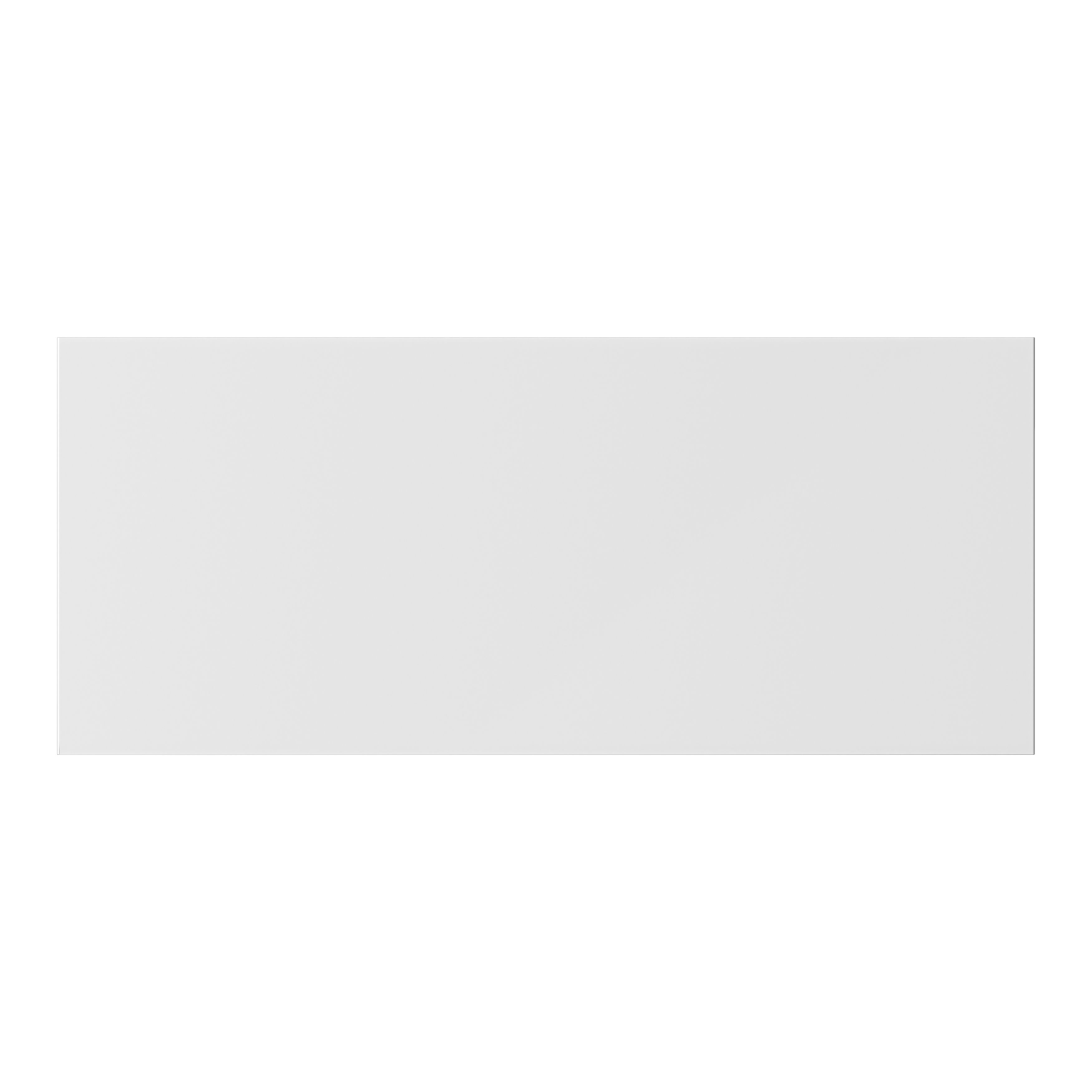GoodHome Stevia Innovo handleless gloss white slab Drawer front, bridging door & bi fold door, (W)800mm (H)340mm (T)18mm