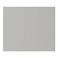 GoodHome Stevia Innovo handleless matt pewter grey slab Drawer front, bridging door & bi fold door, (W)400mm (H)340mm (T)18mm
