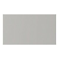 GoodHome Stevia Innovo handleless matt pewter grey slab Drawer front, bridging door & bi fold door, (W)600mm (H)340mm (T)18mm