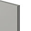 GoodHome Stevia Innovo handleless matt pewter grey slab Drawer front, bridging door & bi fold door, (W)800mm (H)340mm (T)18mm