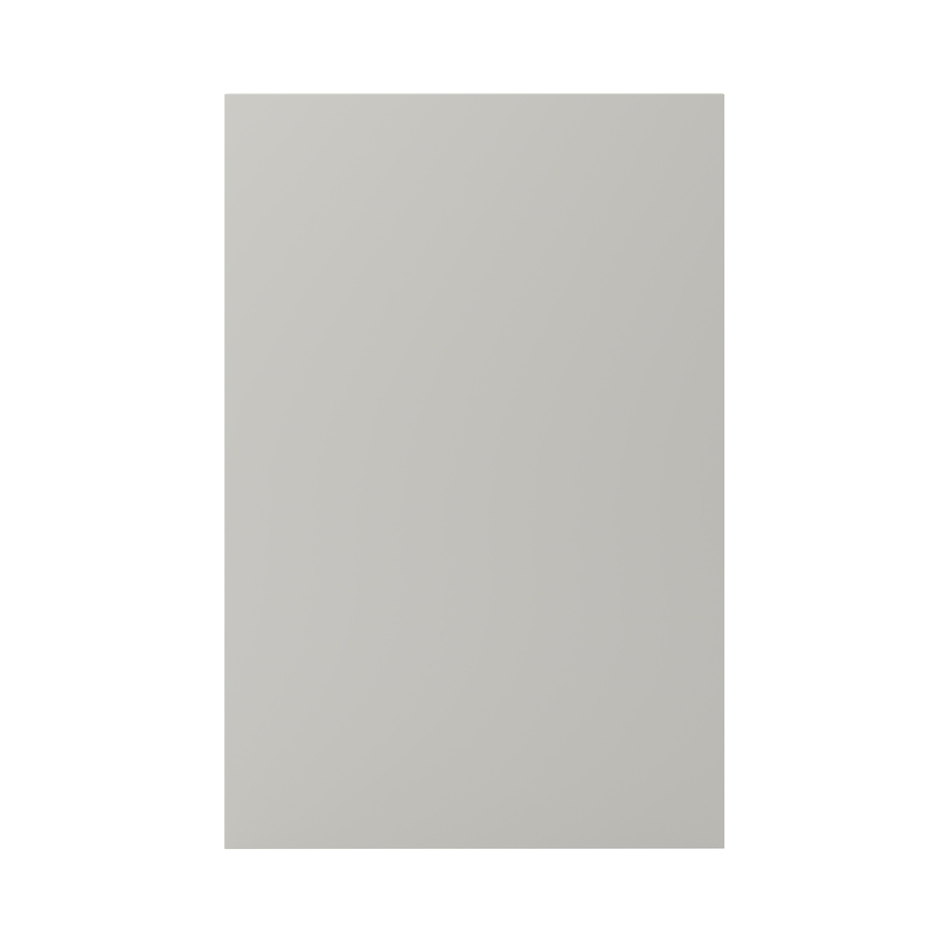 GoodHome Stevia Innovo handleless matt pewter grey slab Standard Clad on end panel (H)934mm (W)640mm
